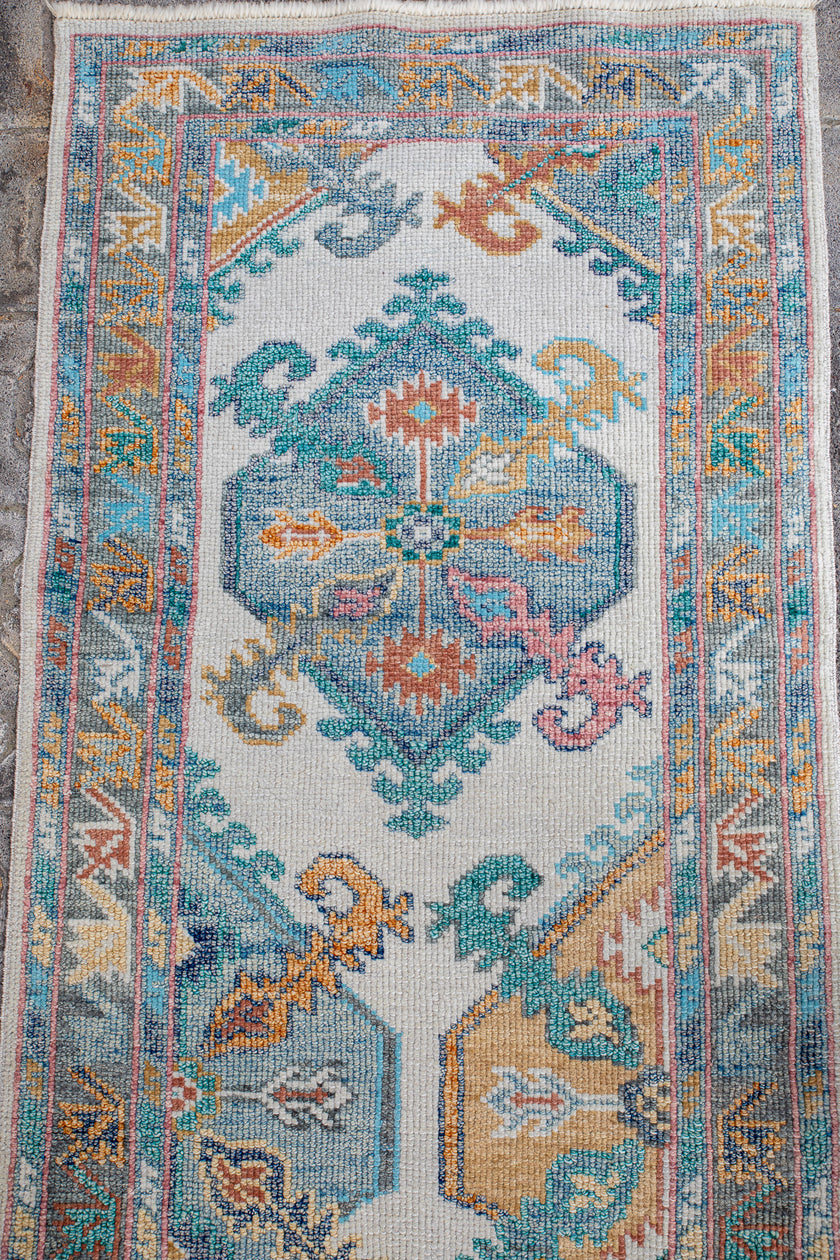 16431 Handwoven Rug 2’8x11’1