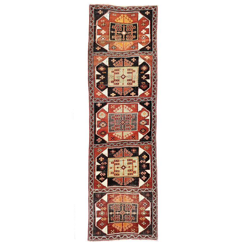 16489 Handwoven Vintage Rug 3 x 10’1