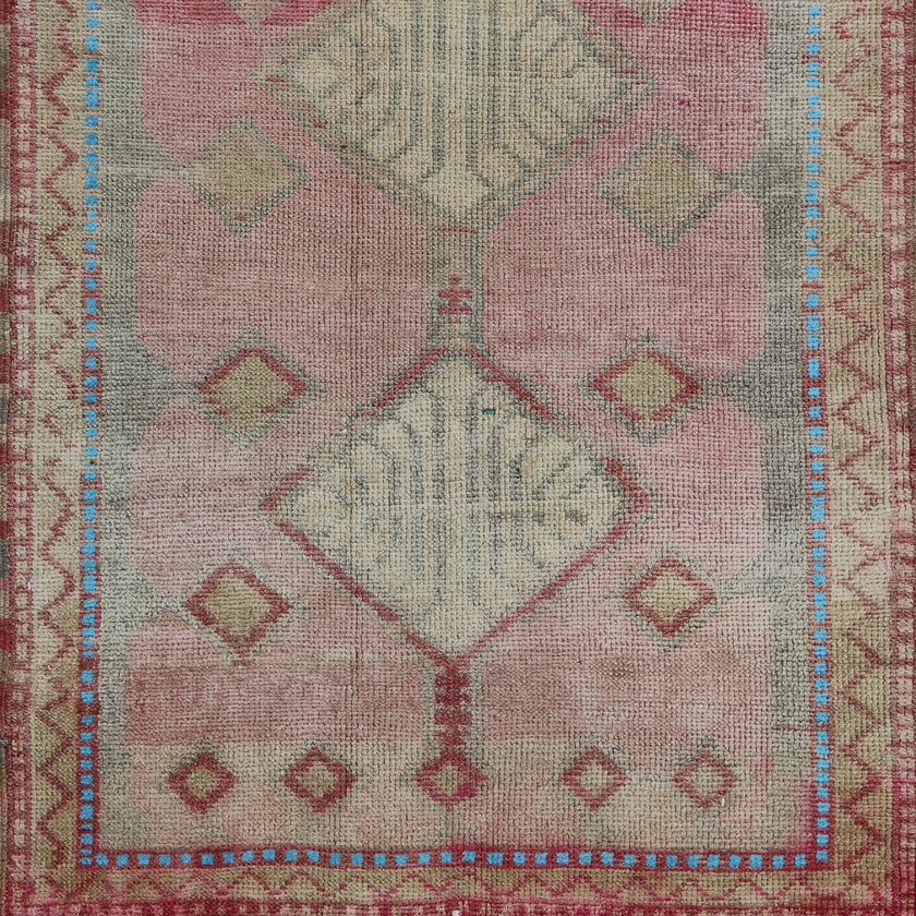 16564 Handwoven Vintage Rug 3’2x11’10