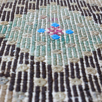 16925B Handwoven Vintage Rug 6 x 10’10