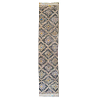 16928 Handwoven Vintage Rug 2’4 x 10’8