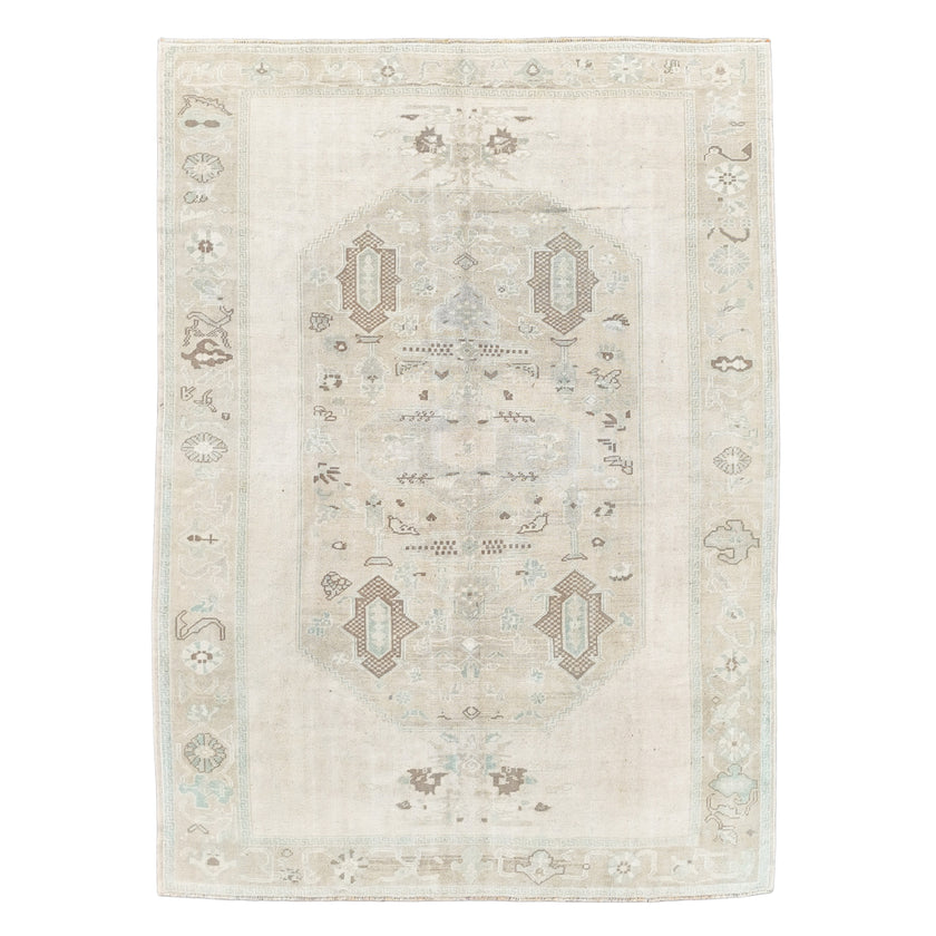 17080 Handwoven Vintage Rug 6’3 x 8’8