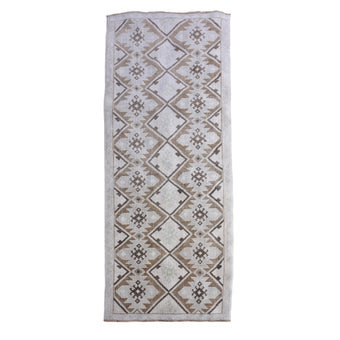 17209 Handwoven Vintage Rug 3’3’ x 7’9