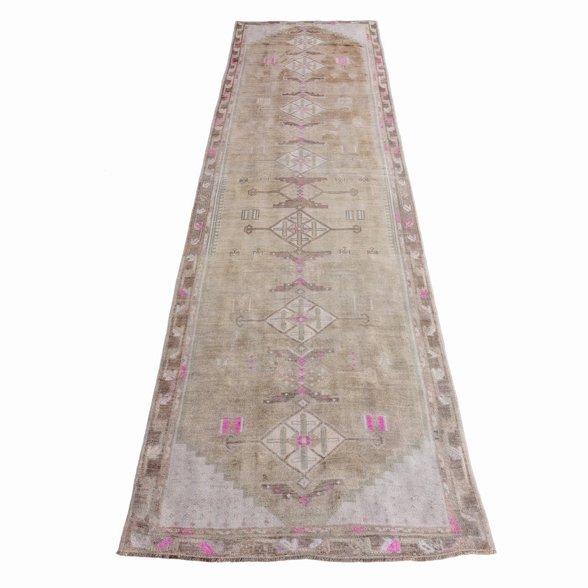 17348 Handwoven Vintage Rug 4’7 x 14’6