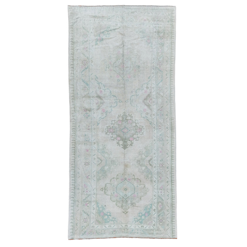 17350 Handwoven Vintage Rug 5 x 10’8