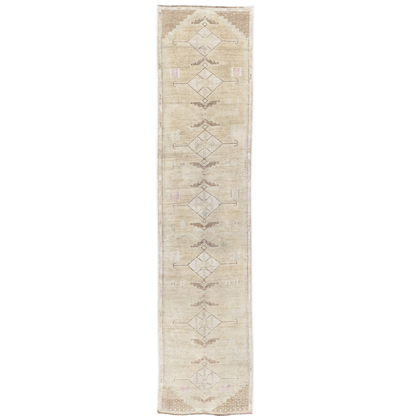 17444 Handwoven Vintage Rug 3’3 x 13’10
