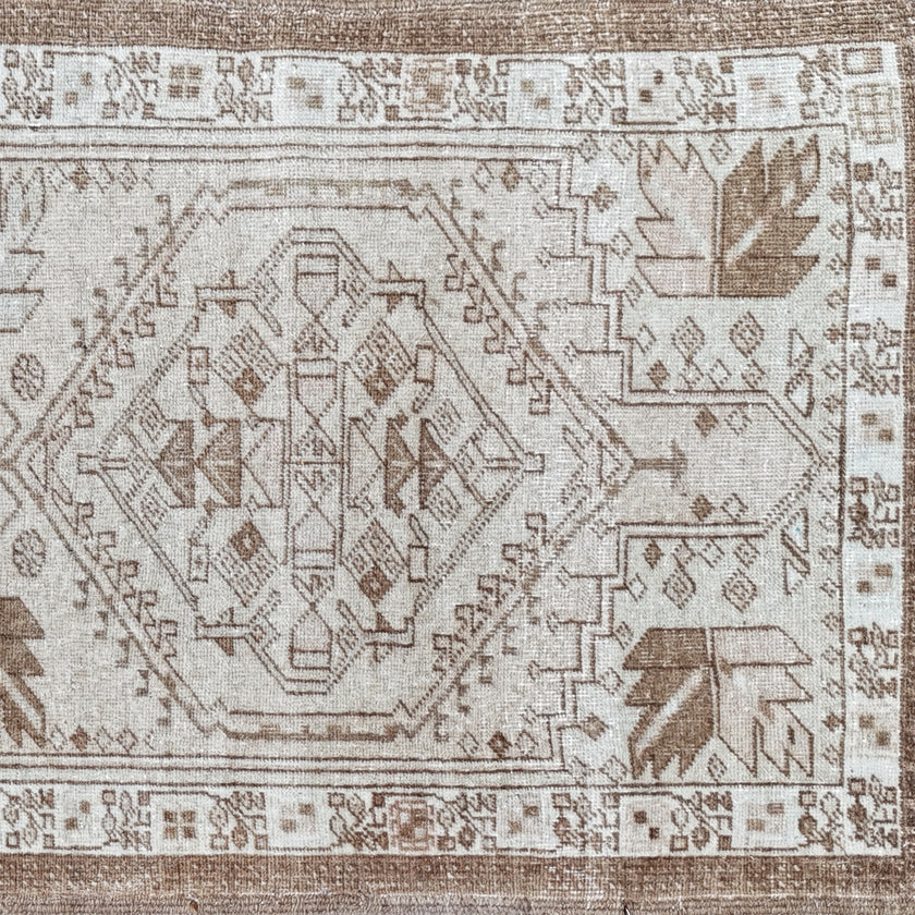 17812B Handwoven Vintage Rug 2’4 x 8’9