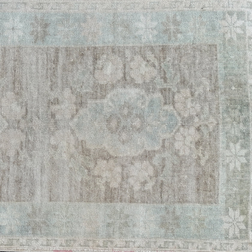 17853 Handwoven Vintage Rug 3 x 7’4