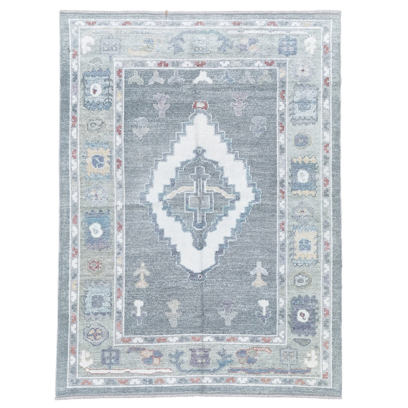17888 Handwoven Rug 5'2 x 7