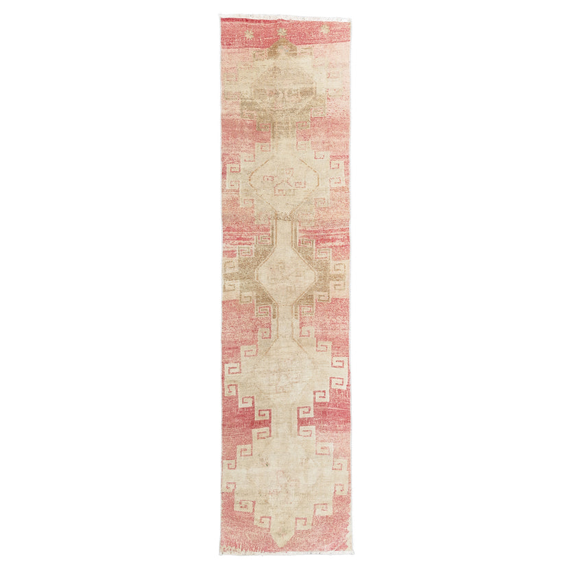 2845 Handwoven Vintage Rug 2'8 x 10’6
