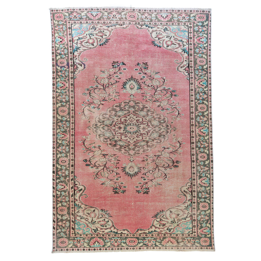 3444 Handwoven Vintage Rug 5'9 x 8'8
