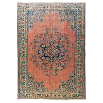 3455 Handwoven Vintage Rug 7'6 x 10'4
