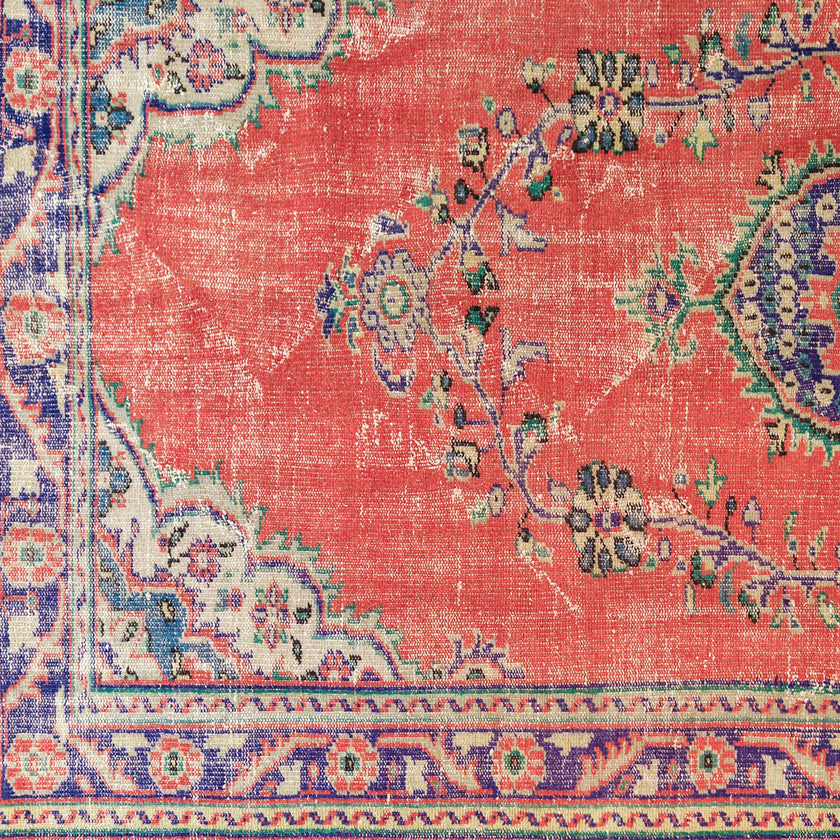 3459 Handwoven Vintage Rug 6'1 x 9'4