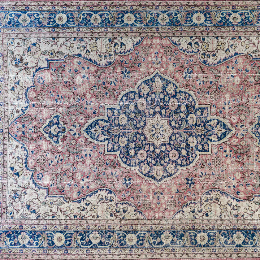 3472 Handwoven Vintage Rug 6'11 x 9'11