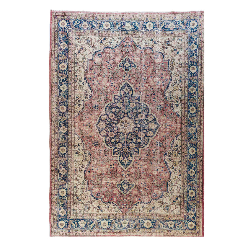 3472 Handwoven Vintage Rug 6'11 x 9'11