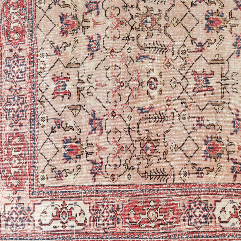 3547 Handwoven Vintage Rug 5'1 x 9