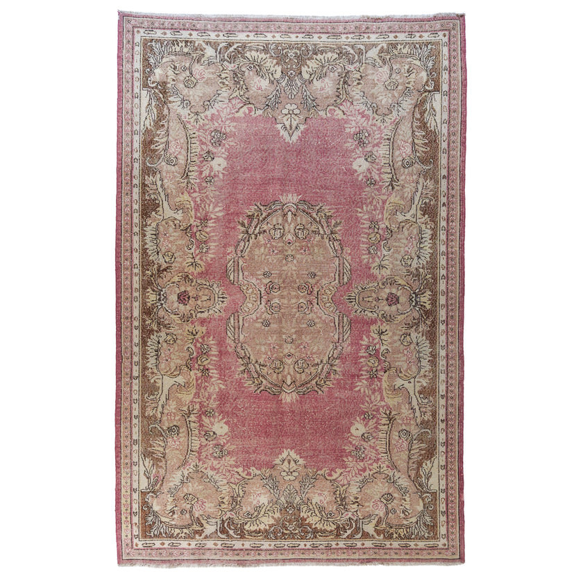 3565 Handwoven Vintage Rug 6'9 x 10'5