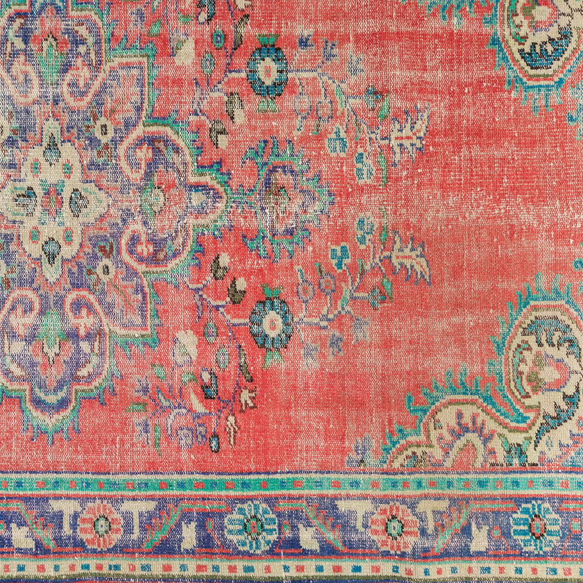 3870 Handwoven Vintage Rug 6'2 x 10'2