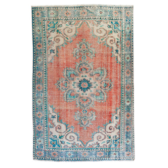 3872 Handwoven Vintage Rug 5'7 x 8'8