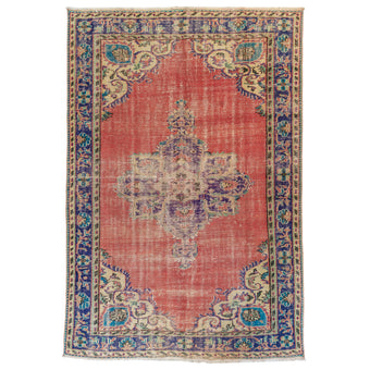 3882 Handwoven Vintage Rug 8’9 x 5’10