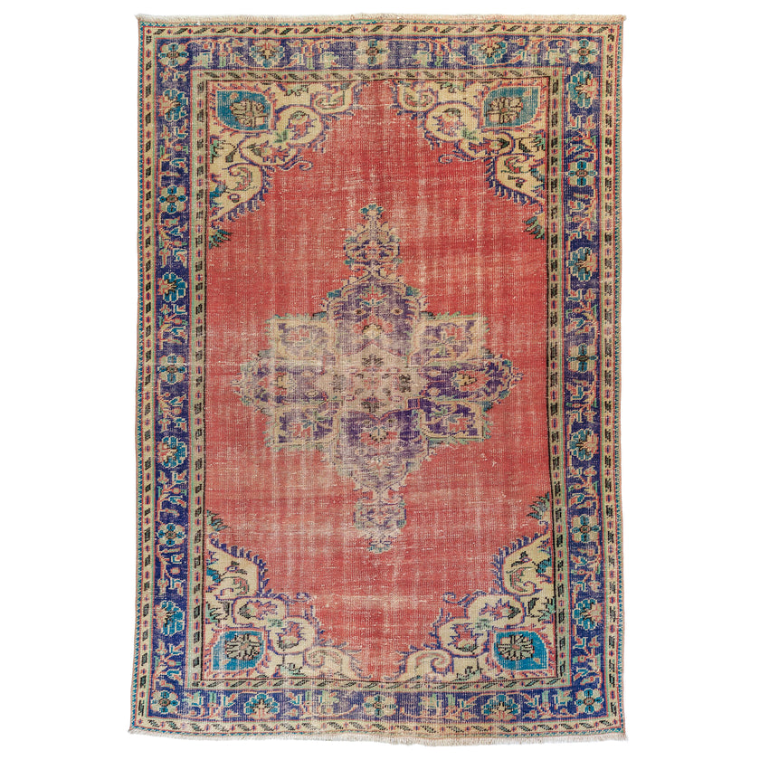 3882 Handwoven Vintage Rug 8’9 x 5’10