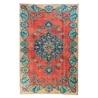 3895 Handwoven Vintage Rug 5'7 x 8'9