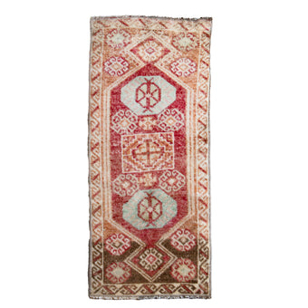4263 Handwoven Vintage Rug 1'7x3'6