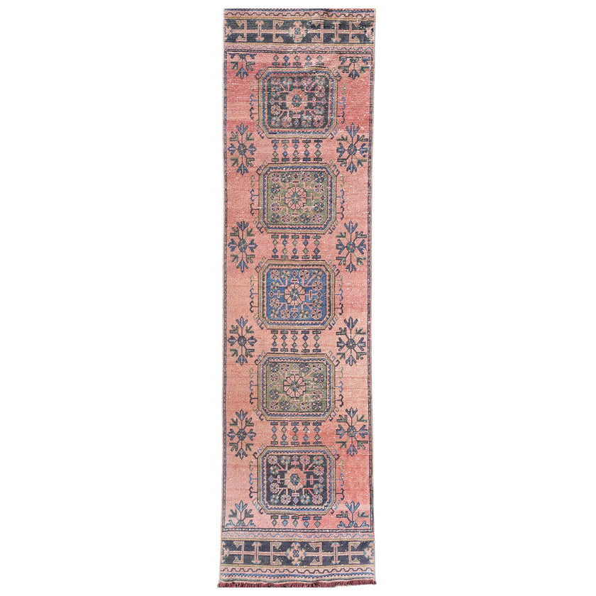 4534 Handwoven Vintage Rug 2'11 x 11