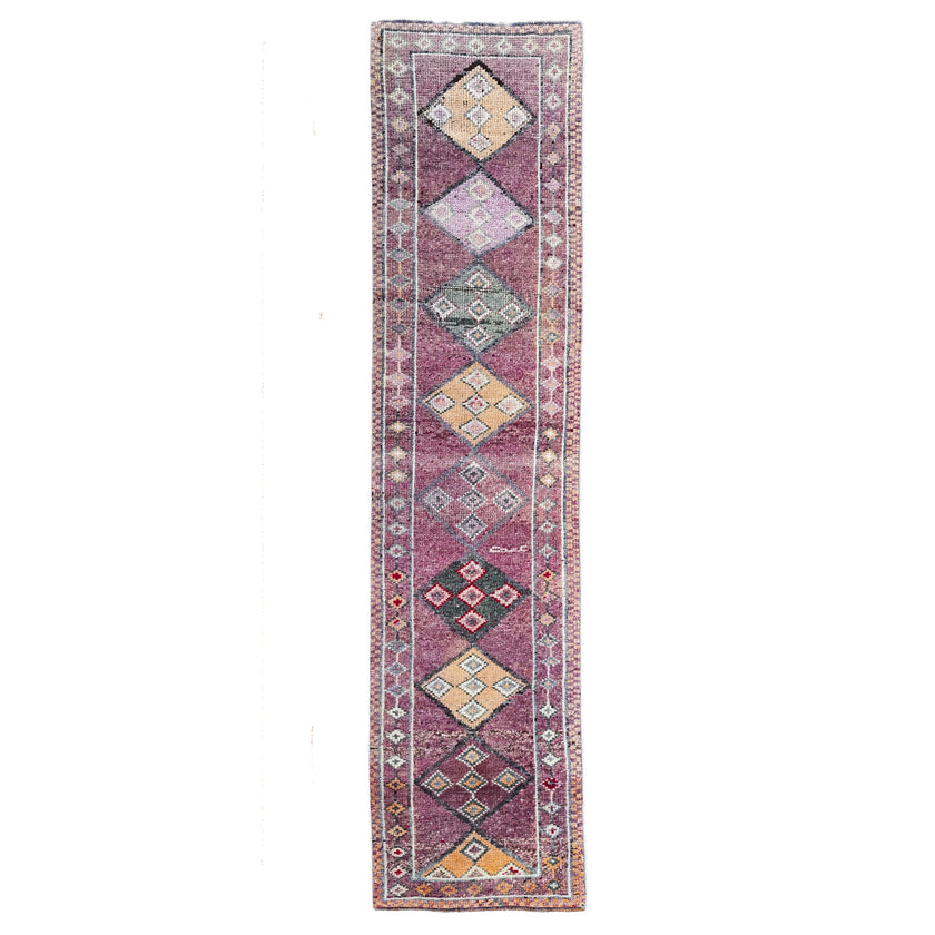 4725 Handwoven Vintage Rug 2'8 x 11'6