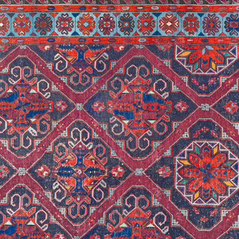 60511 Handwoven Vintage Rug 7’4 x 11
