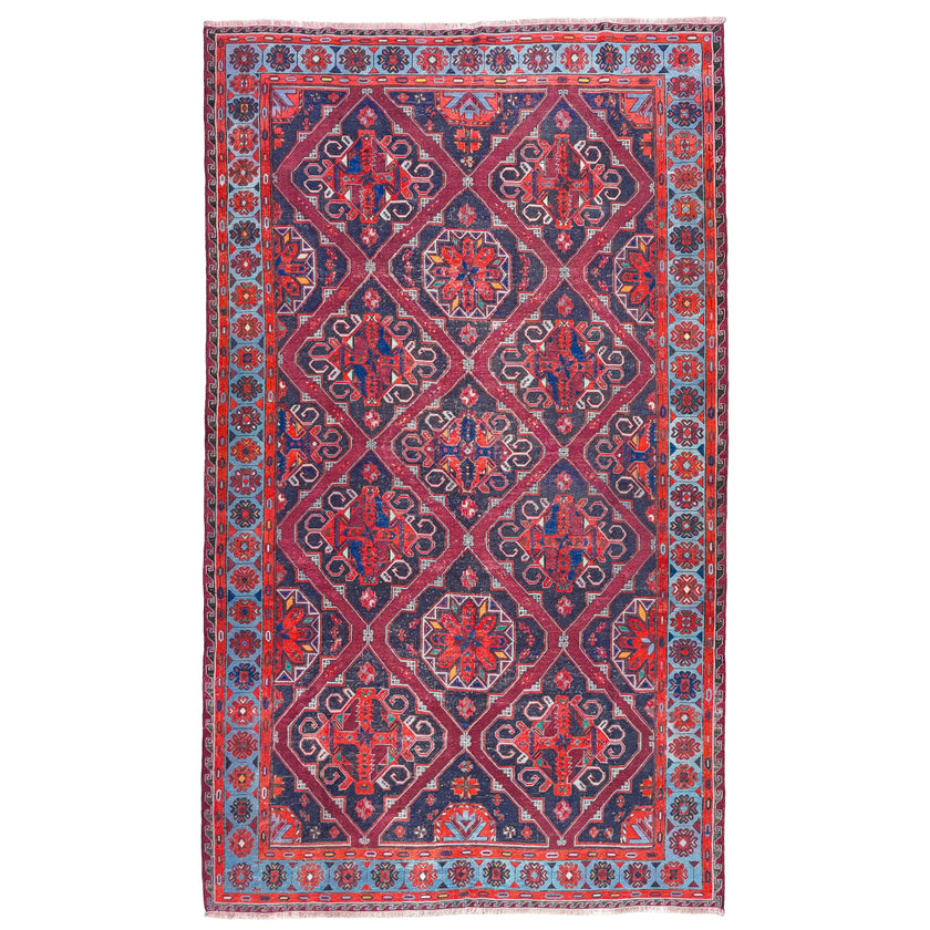 60511 Handwoven Vintage Rug 7’4 x 11