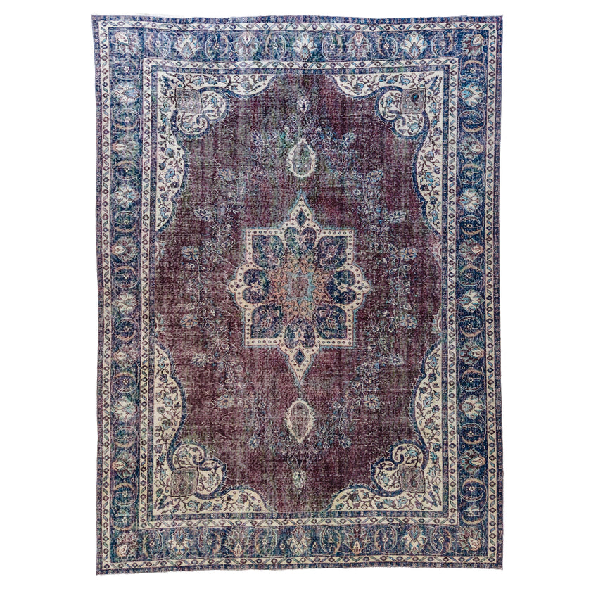 6071 Handwoven Vintage Rug 7'2 x 9'6