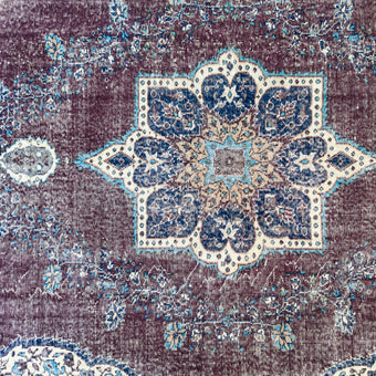 6071 Handwoven Vintage Rug 7'2 x 9'6