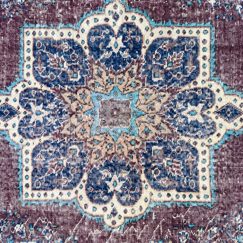 6071 Handwoven Vintage Rug 7'2 x 9'6