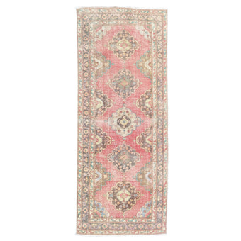 6074 Handwoven Vintage Rug 4'7 x 11'2