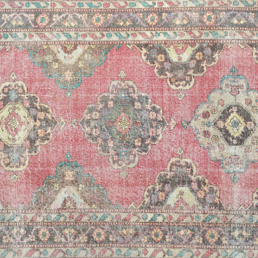 6074 Handwoven Vintage Rug 4'7 x 11'2