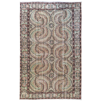6122 Handwoven Vintage Rug 5'11 x 9'4