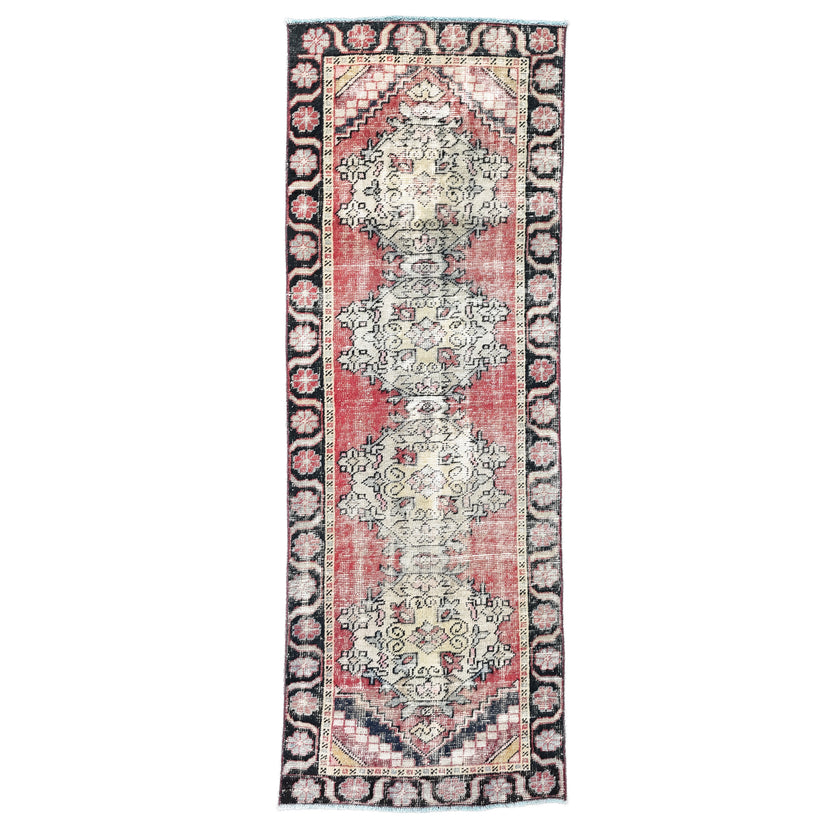 6218 Handwoven Vintage Rug 2'11 x 8'4