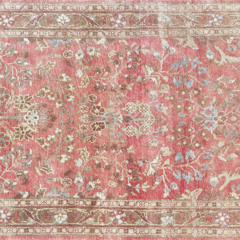 6236 Handwoven Vintage Rug 2'5 x 10'4