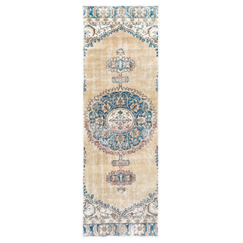 6431 Handwoven Vintage Rug 3'2 x 9'7
