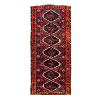 6821 Handwoven Vintage Rug 4'7x10'3