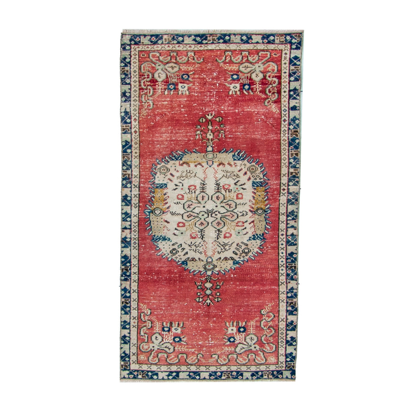 6836 Handwoven Vintage Rug 2'10x5'6