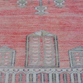 6856 Handwoven Vintage Rug 3'8x6