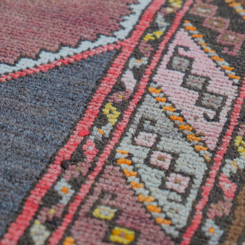 6988 Handwoven Vintage Rug 4’2x12'11