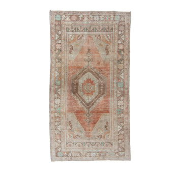 6992 Handwoven Vintage Rug 4'11x9'4