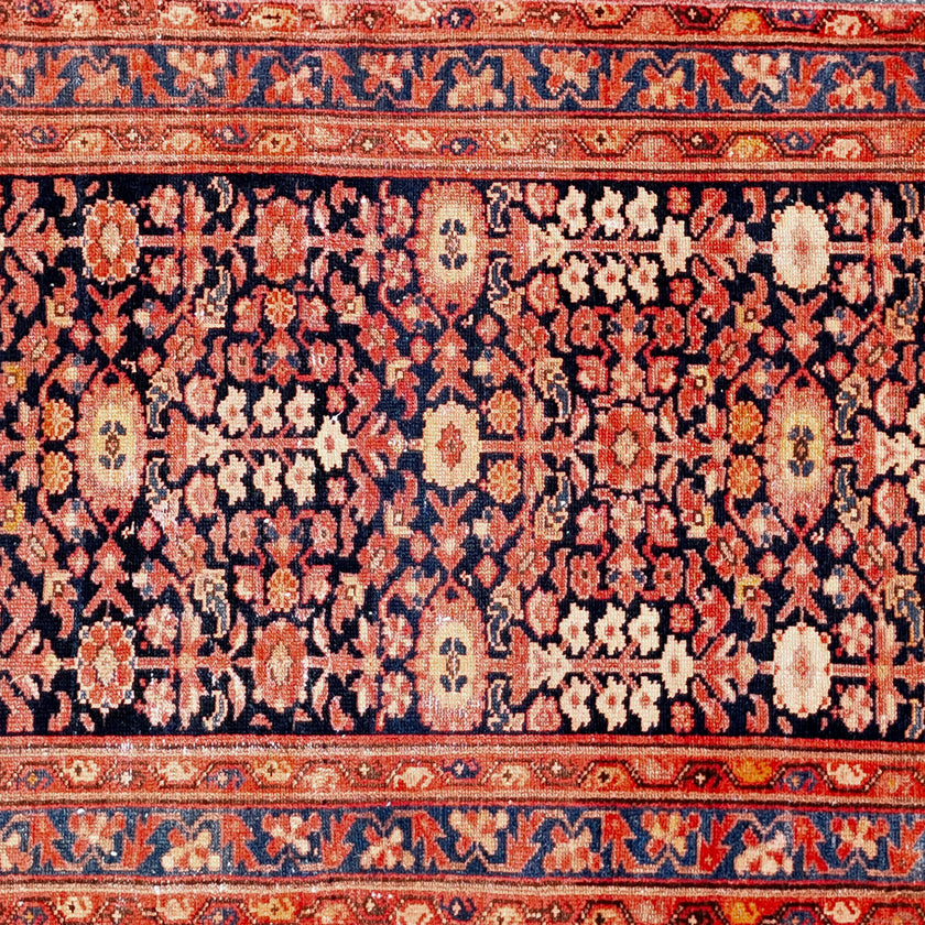 7065 Handwoven Vintage Rug 3'3 x 13'7
