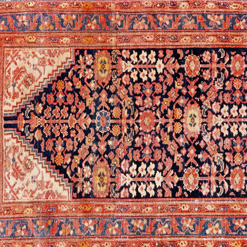 7065 Handwoven Vintage Rug 3'3 x 13'7