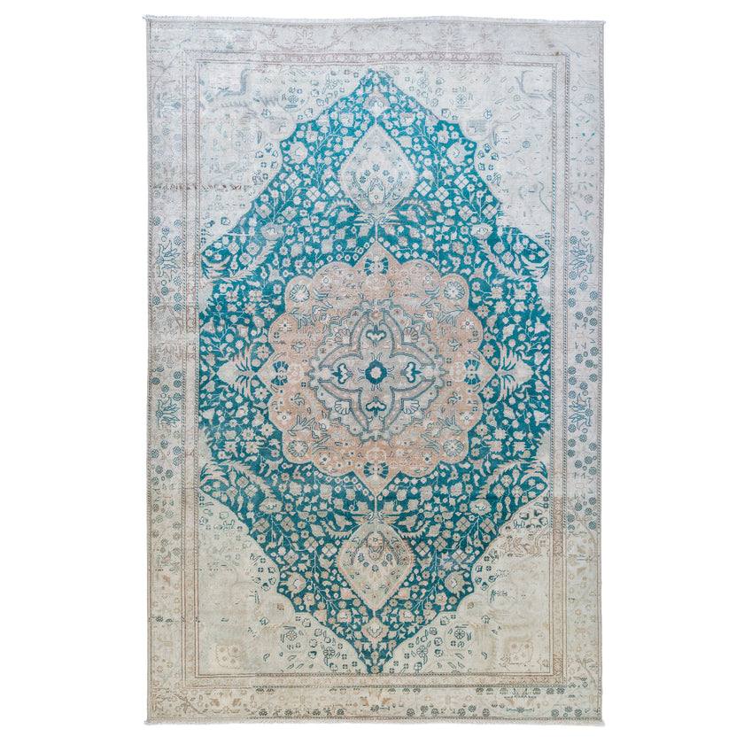 7170 Handwoven Vintage Rug 5'11 x 9