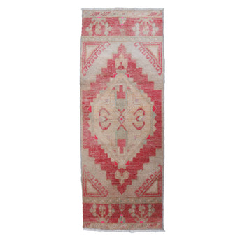 7303 Handwoven Vintage Rug 1'4x3'6