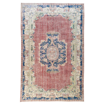 8176 Handwoven Vintage Rug 6’2 x 9’5